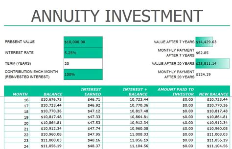 annuity calcualtor